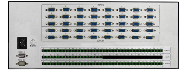 24進(jìn)16出VGA加音頻矩陣